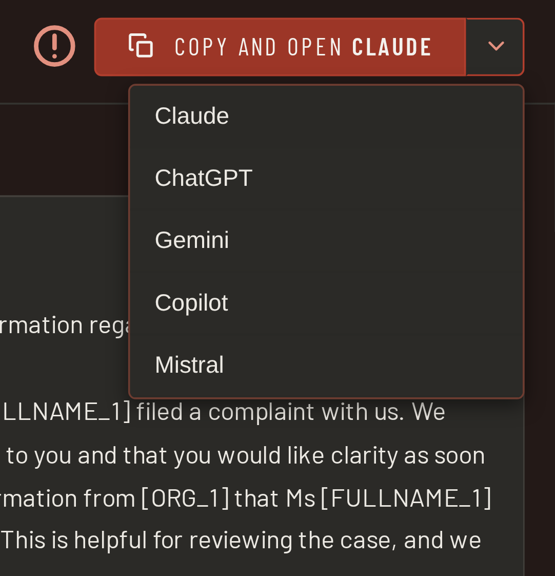 Choosing the AI service: ChatGPT, Claude, Copilot, Gemini or Mistral