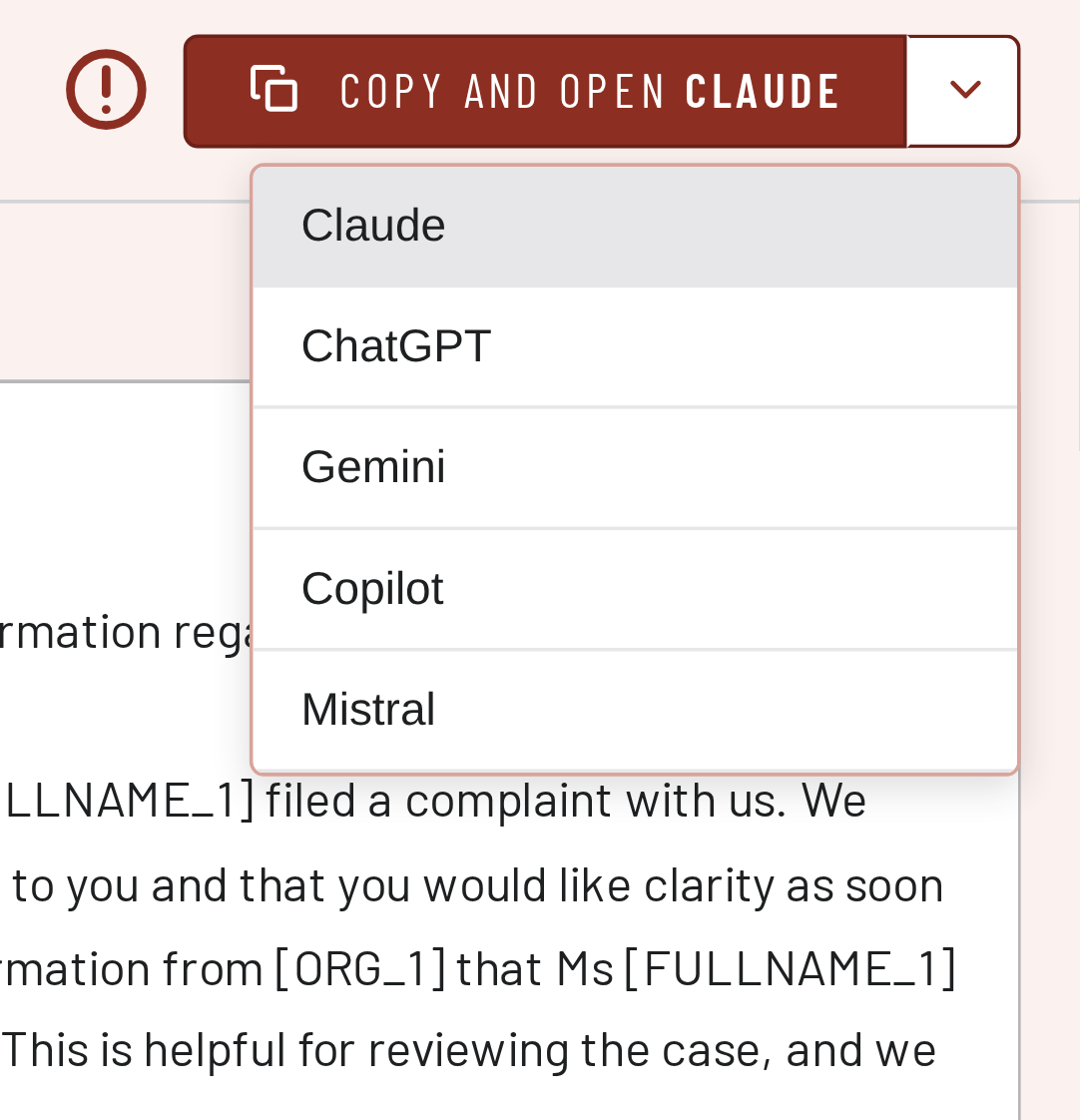 Choosing the AI service: ChatGPT, Claude, Copilot, Gemini or Mistral